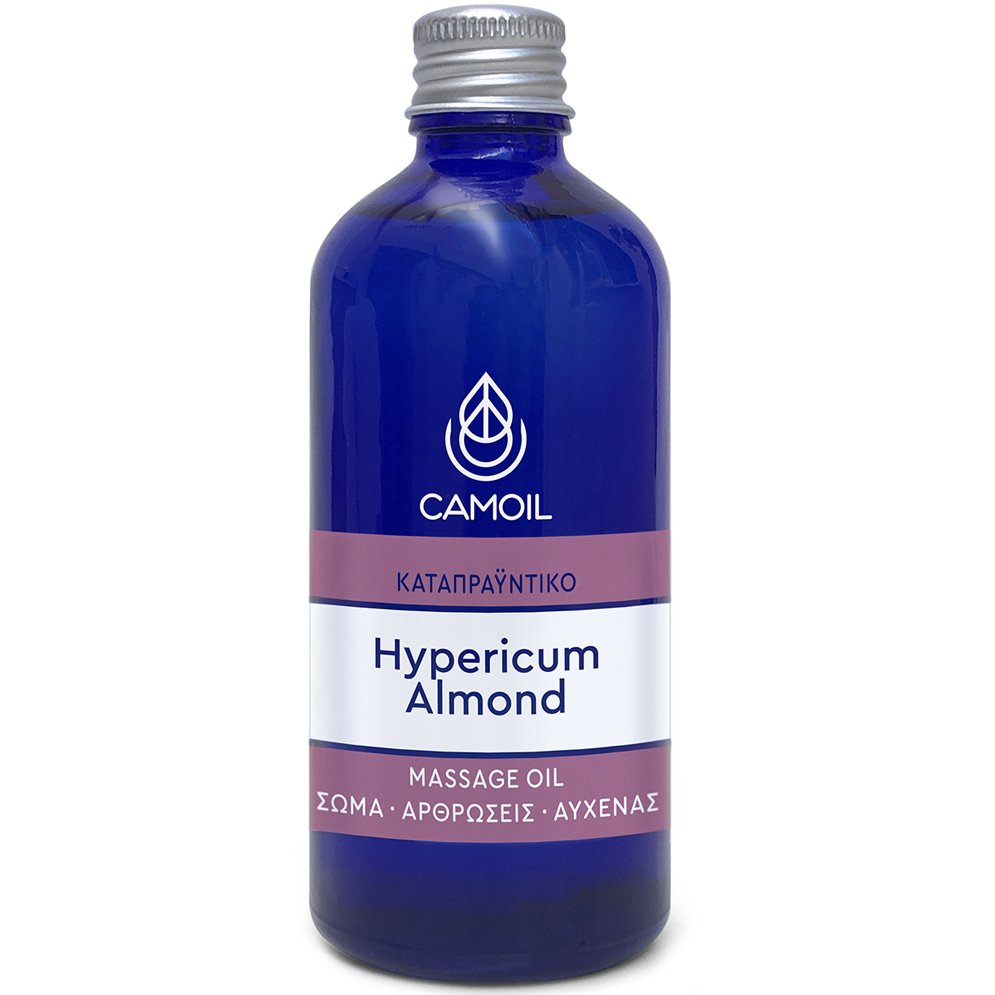 Camoil Hypericum Almond Massage Oil Καταπραϋντικό Έλαιο Μασάζ με Βάλσαμο 100ml