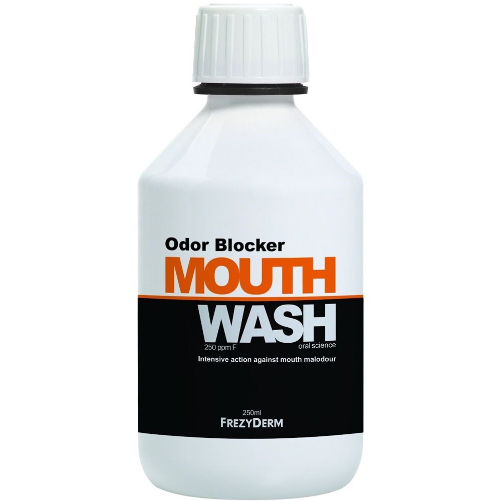 Frezyderm Odor Blocker Mouthwash Στοματικό Διάλυμα για την Αντιμετώπιση της Στοματικής Κακοσμίας & της Δυσάρεστης Αναπνοής 250ml