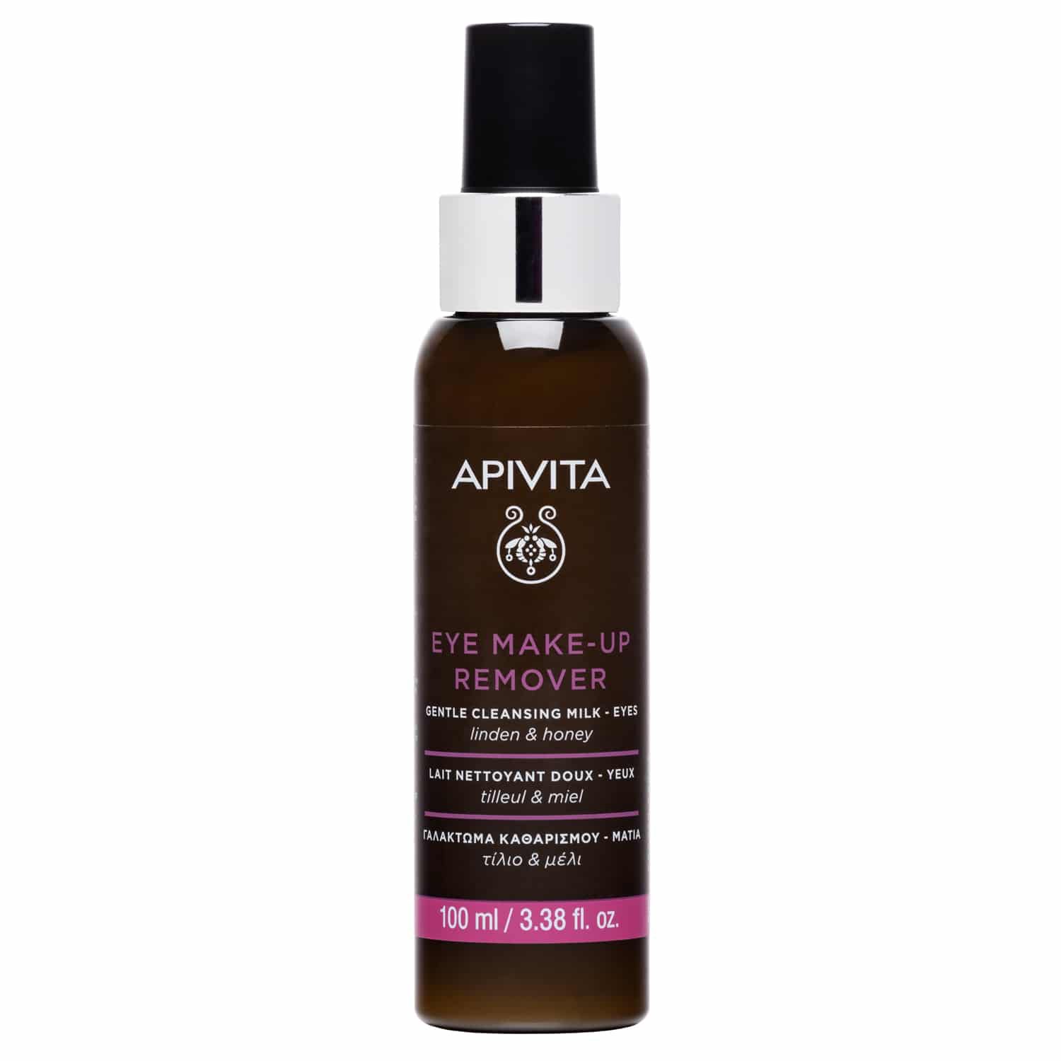 Apivita Gentle Eye Make-Up Remover Απαλό Γαλάκτωμα Ντεμακιγιάζ Ματιών 100ml