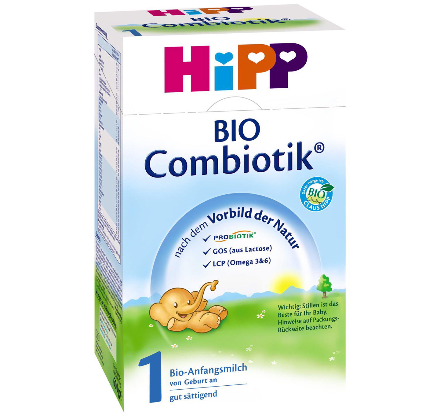 Hipp Bio Combiotic 1 Βιολογικό Γάλα Πρώτης Βρεφικής Ηλικίας No 1 600 gr