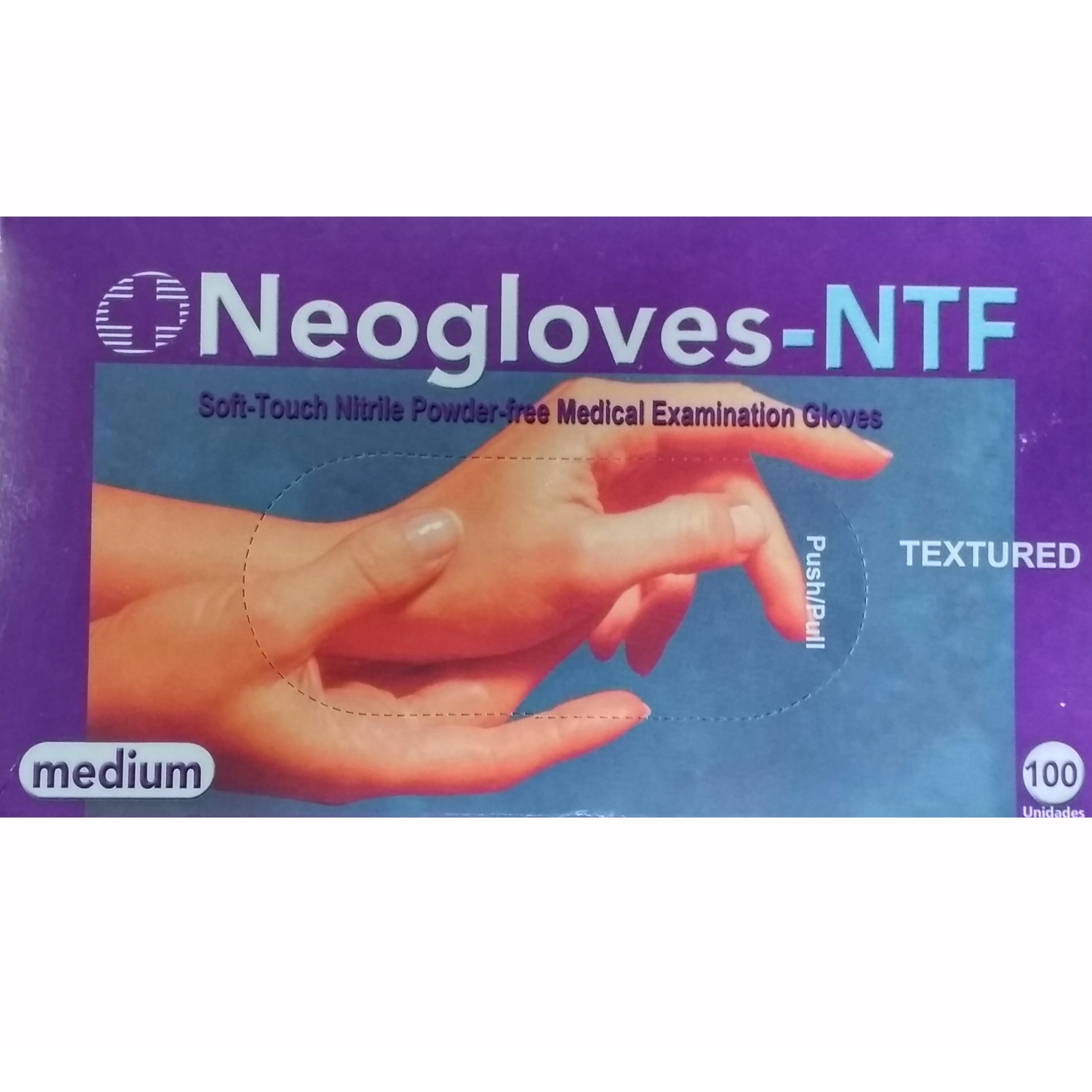 Neogloves Εξεταστικά Γάντια Νιτριλίου – Χωρίς Σκόνη Medium 100τμχ