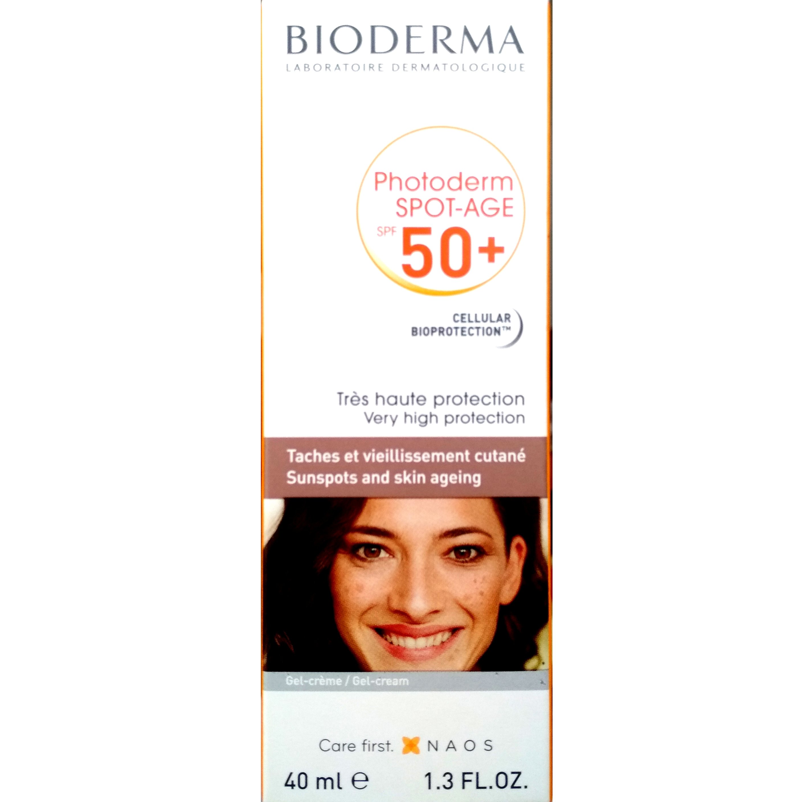 Bioderma Photoderm Spot Age Antioxidant Gel Cream Πολύ Υψυλή Προστασία Κατά των Πανάδων Spf50+, 40ml