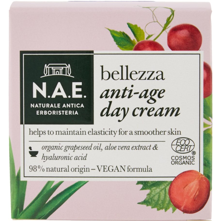 N.A.E. Bellezza Anti-Age Day Cream Αντιγηραντική Κρέμα Ημέρας Εμπλουτισμένη με Υαλουρονικό Οξύ 50ml