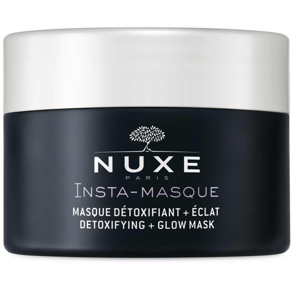 Nuxe Insta-Masque Detoxifying + Glow Mask Μάσκα για Αποτοξίνωση & Λάμψη με Τριαντάφυλλο & Ενεργό Άνθρακα 50ml