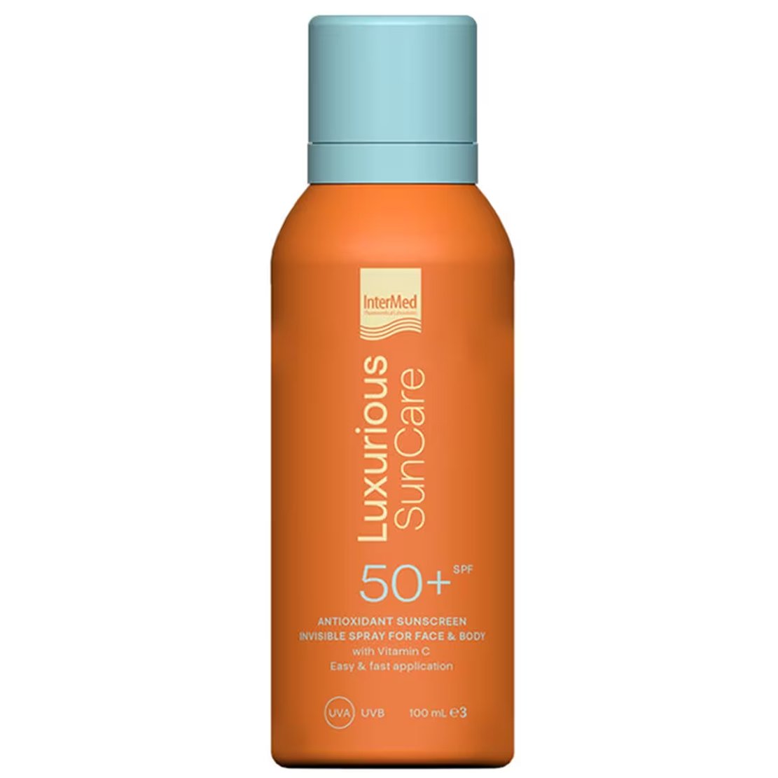Luxurious Luxurious Suncare Antioxidant Sunscreen Invisible Spray for Face & Body Spf50+ Αντηλιακό Spray Προσώπου, Σώματος Πολύ Υψηλής Προστασίας 100ml