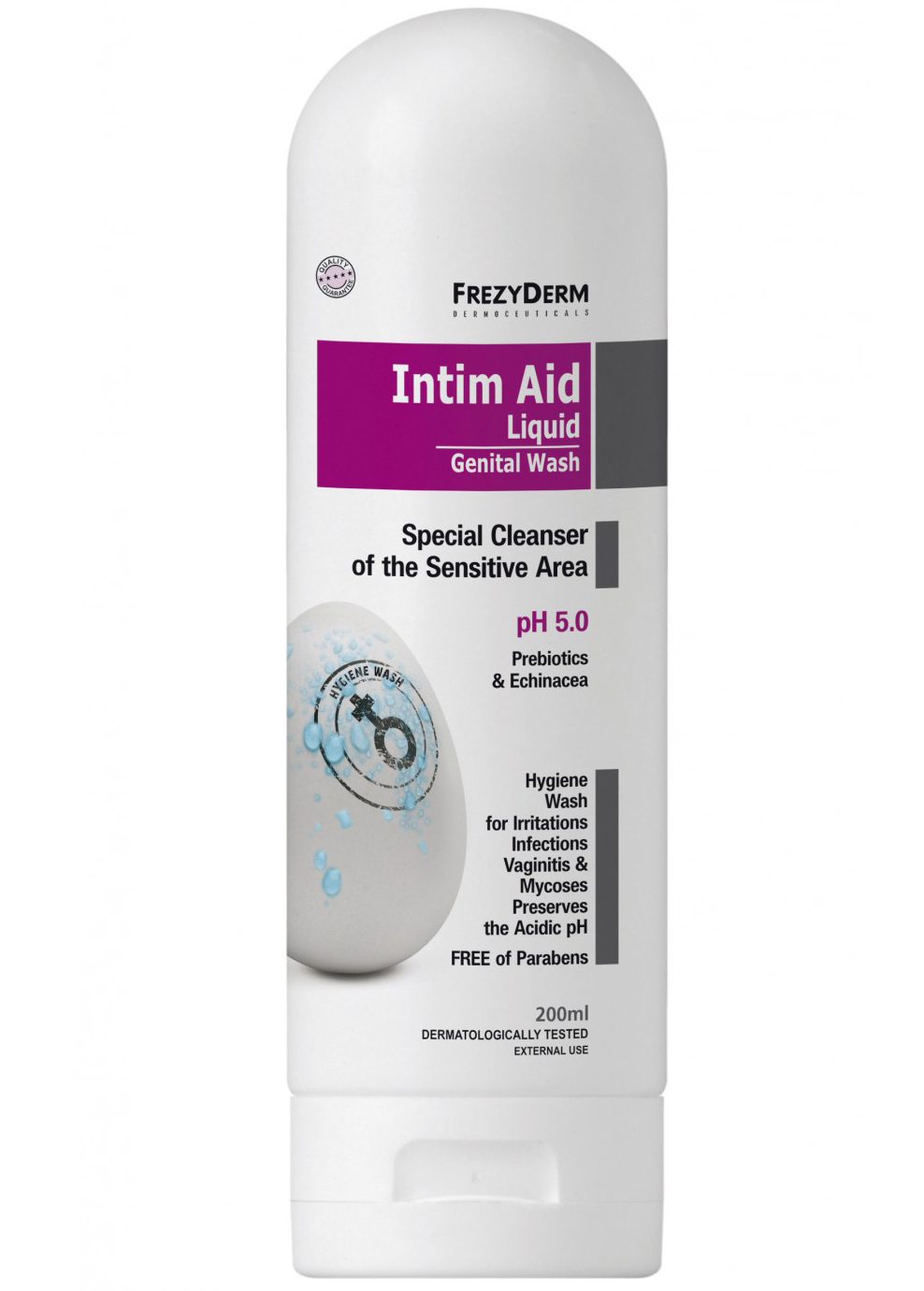Frezyderm Intim Aid p.H 5.0 Εξειδικευμένο Καθαριστικό της Ευαίσθητης Περιοχής 200ml