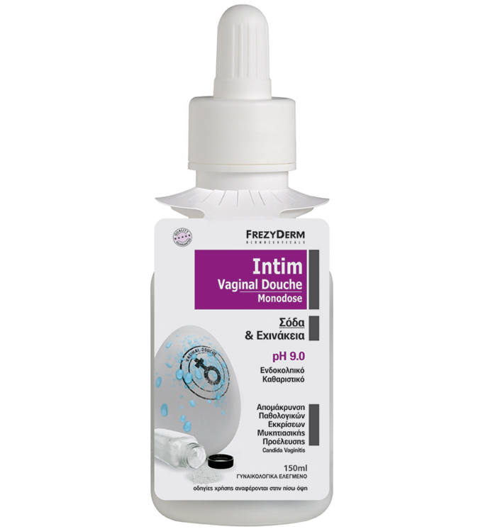 Frezyderm Intim Vaginal Douche Ενδοκολπικό Καθαριστικό pH 9.0 με Σόδα & Εχινάκεια 150ml