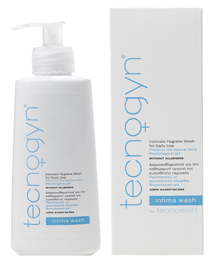 Tecnoskin Intima Wash Καθαριστικό για τη Καθημερινή Υγιεινή της Ευαίσθητης Περιοχής & Προστασίας της Φυσιολογικής Χλωρίδας 200ml