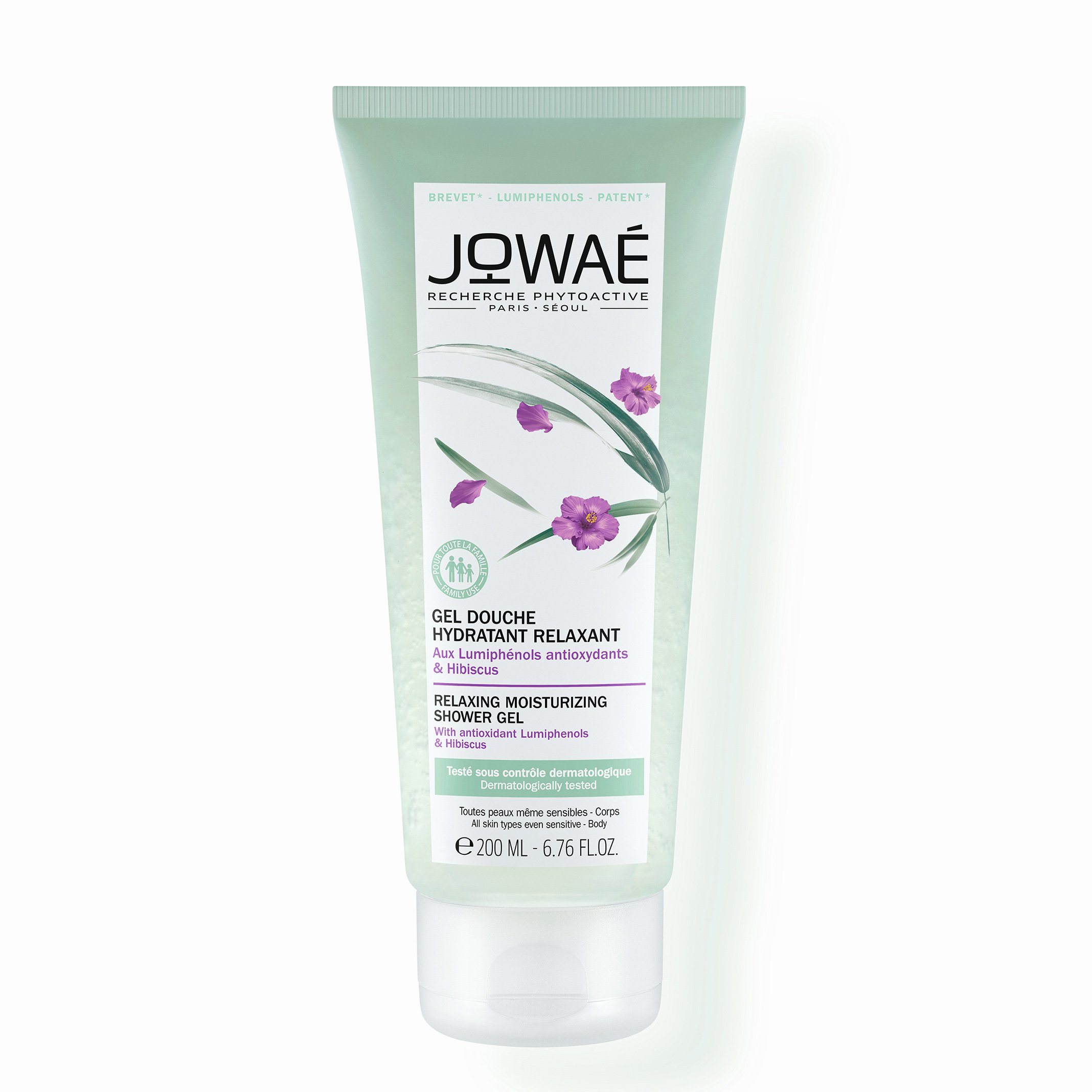 Jowae Gel Douche Hydratant Relaxant Hibiscus Χαλαρωτικό Ενυδατικό Αφρόλουτρο 200ml