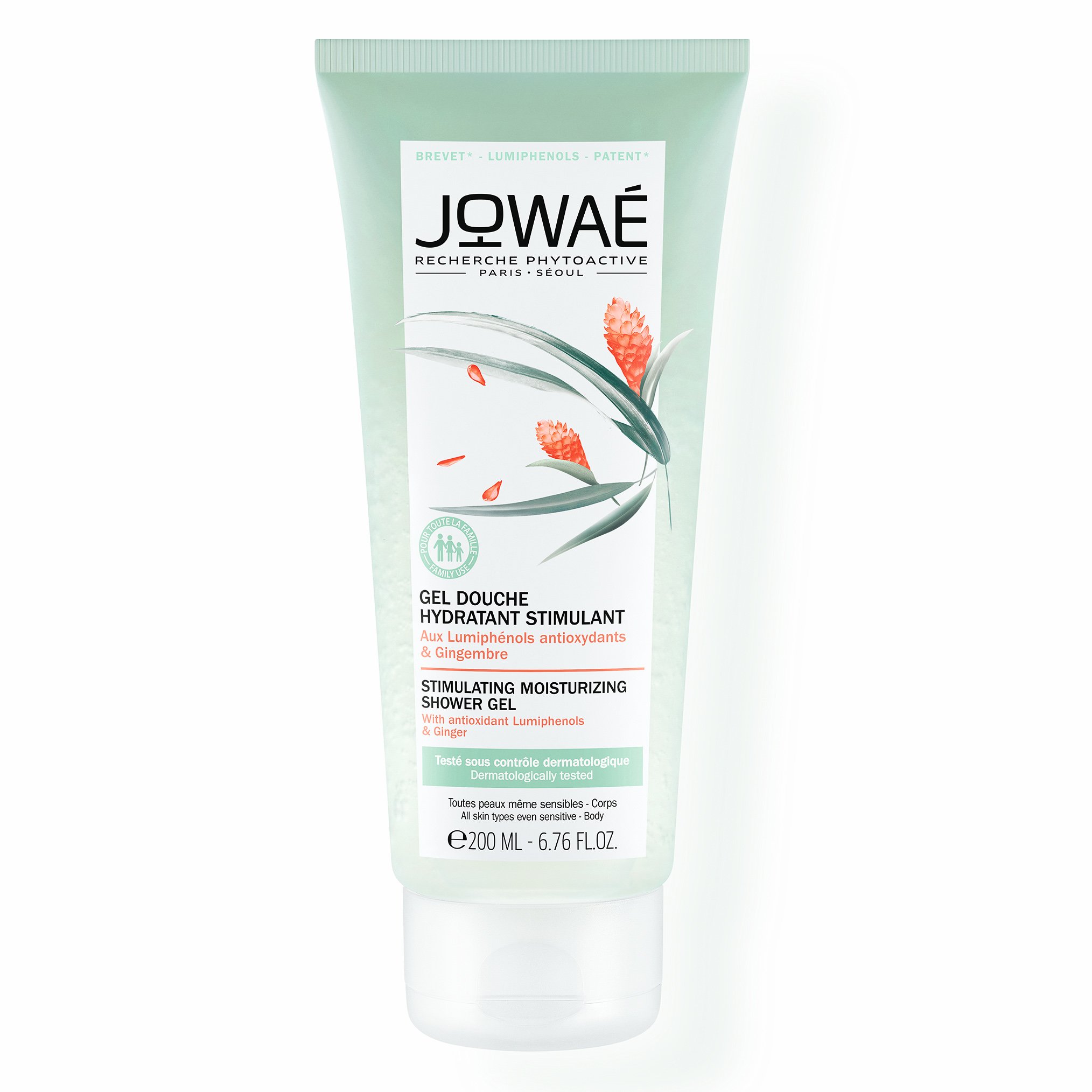 Jowae Gel Douche Hydratant Stimulant Ginger Τονωτικό Ενυδατικό Αφρόλουτρο 200ml