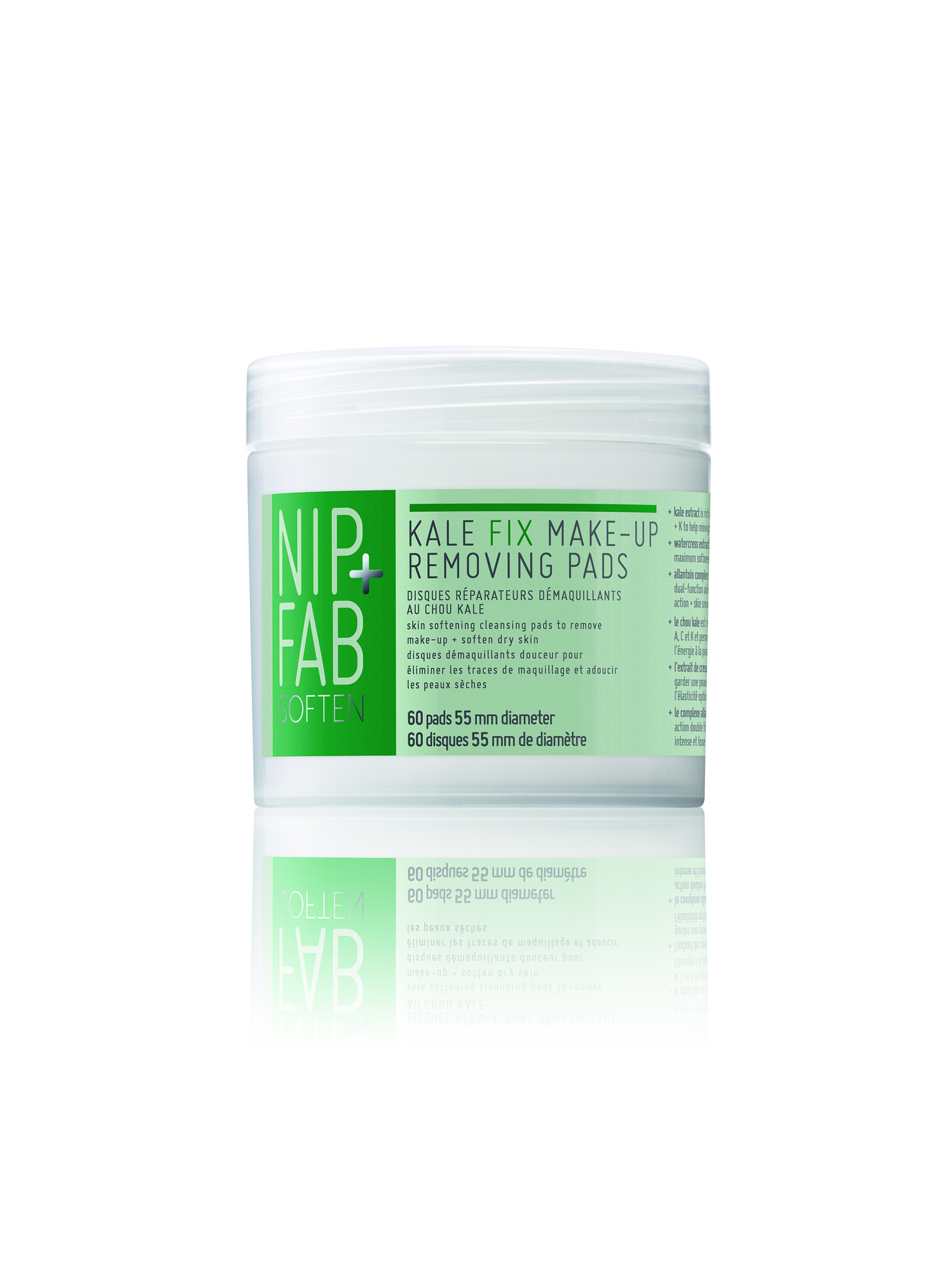 Nip + Fab Kale Fix Make Up Removing Pads Δίσκοι Καθαρισμού Για Το Πρόσωπο 60pads