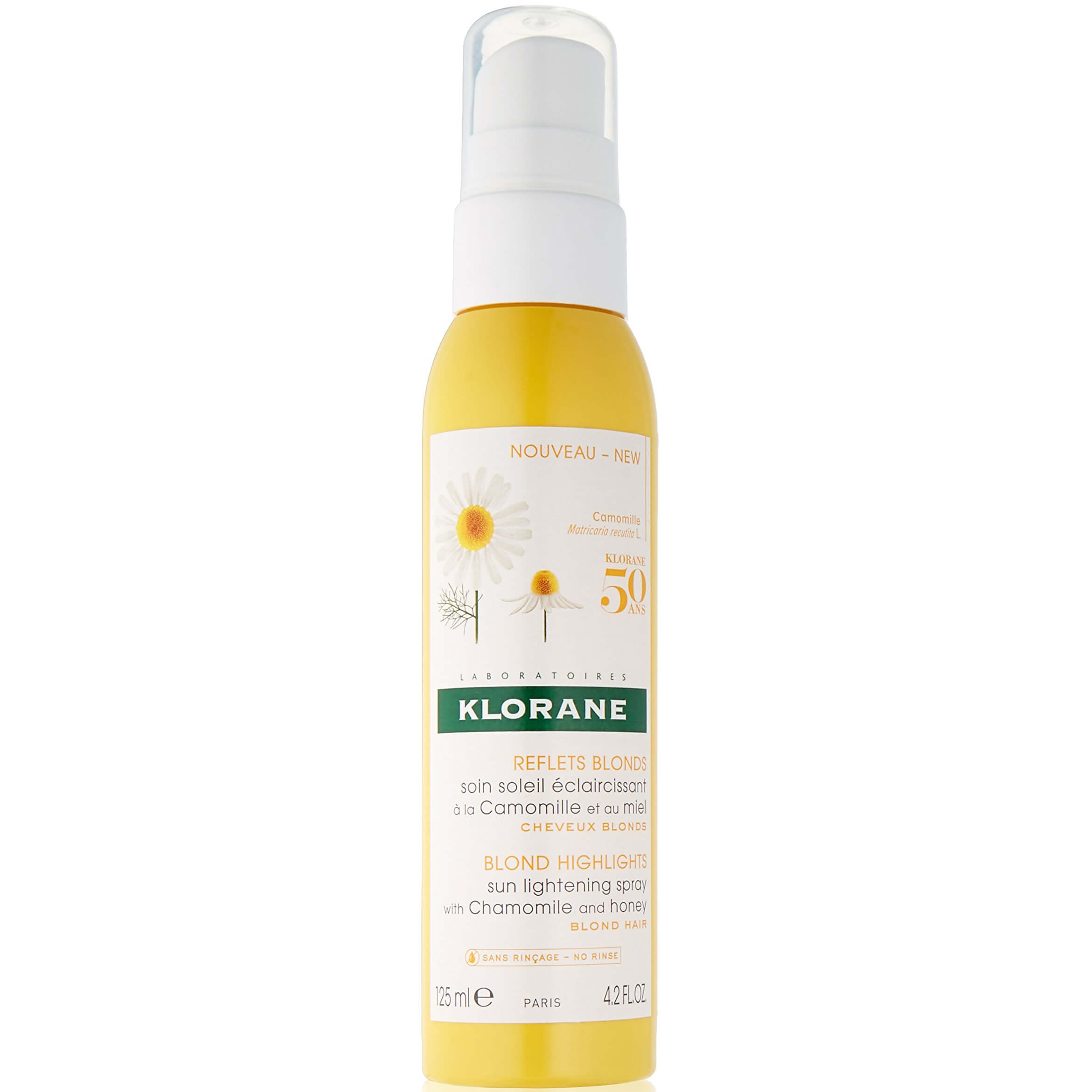 Klorane Blond Highlights Sun Lightening Spray With Chamomile & Honey Spray Ανάδειξης της Λάμψης στα Ξανθά Μαλλιά 125ml