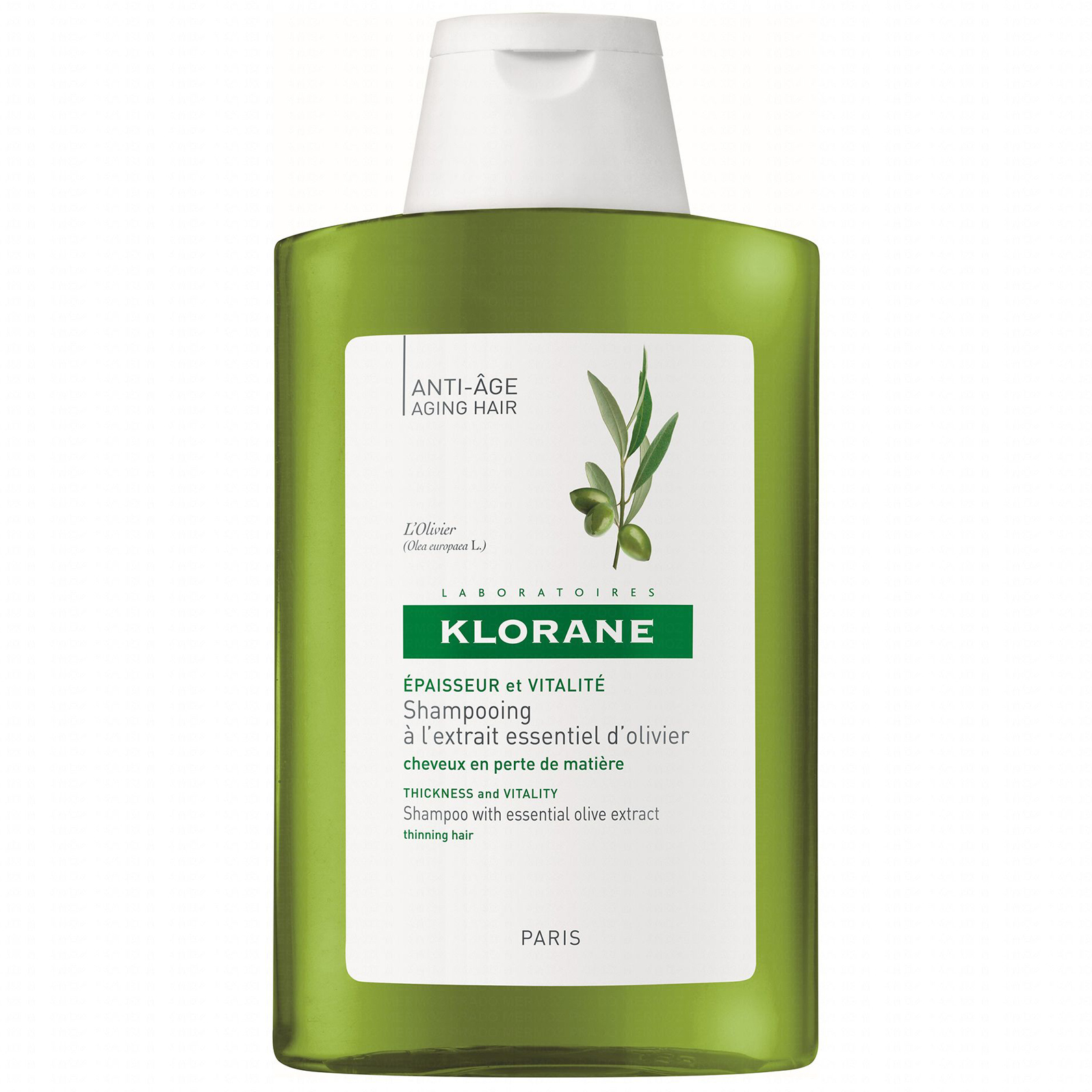 Klorane Shampooing A LExtrait Essentiel DOlivier Σαμπουάν Με Ελιά Αντιγήρανση Μαλλιών 400ml