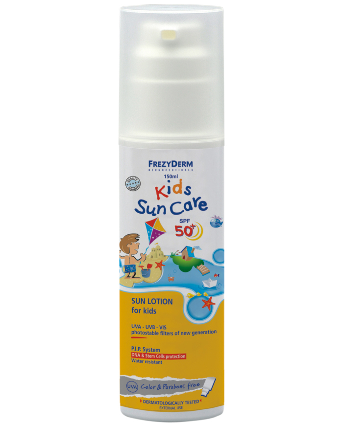 Frezyderm Kids Sun Care SPF 50+/UVA Αντιηλιακό Γαλάκτωμα Προσώπου & Σώματος 150ml