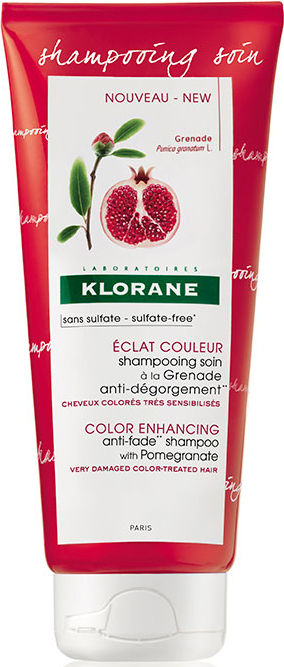 Klorane Shampooing Eclat Couleur Σαμπουάν Με Εκχύλισμα Ροδιού Χωρίς Θειικά Άλατα 200ml