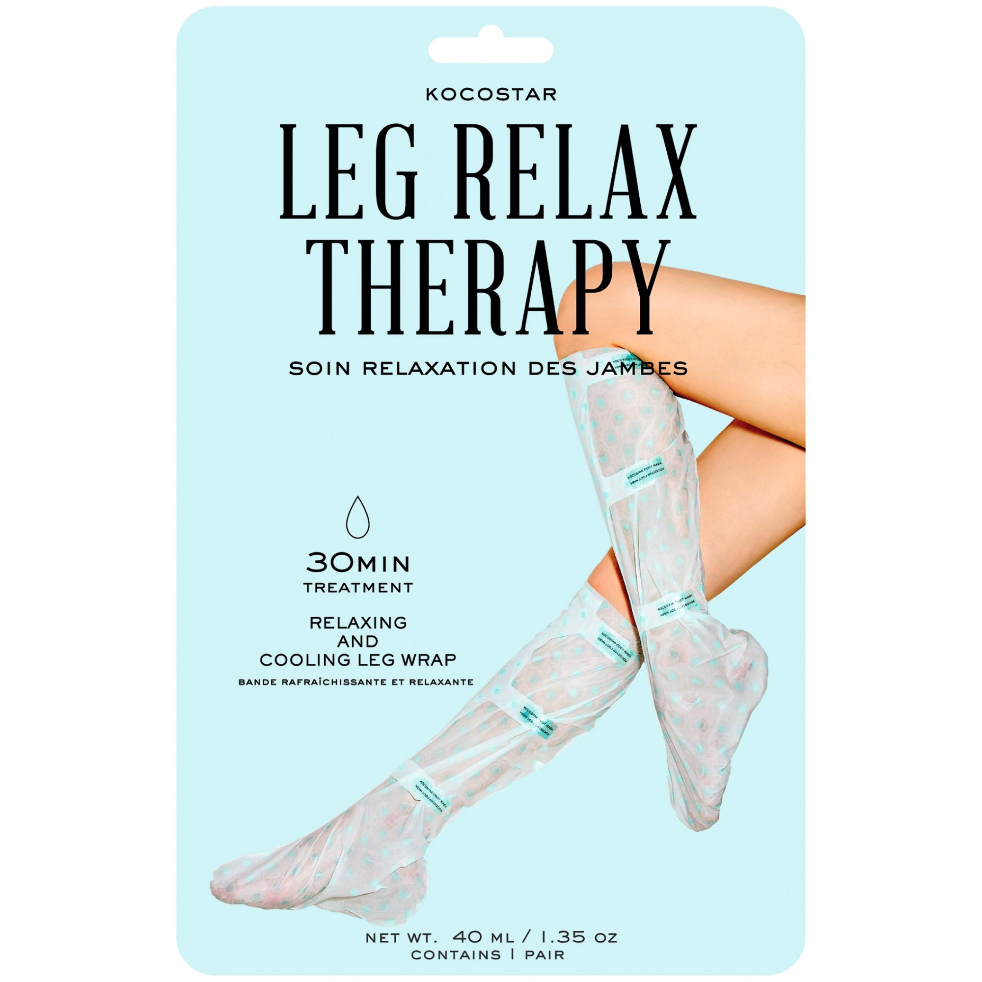 Vican Kocostar Leg Relax Therapy Κωδ 5617 Μάσκα φροντίδας & Χαλάρωσης Ποδιών 2 Τεμάχια