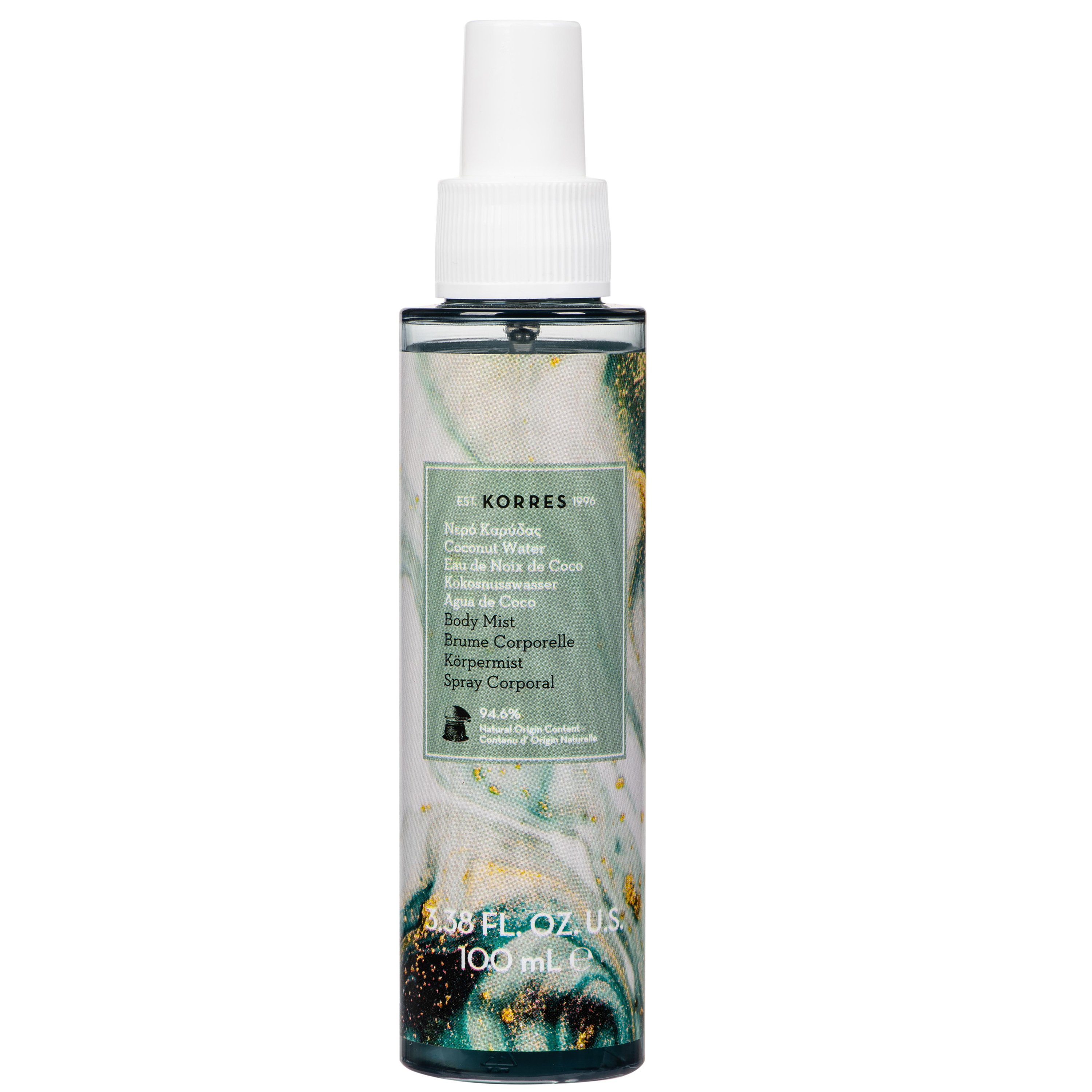 Korres Coconut Water Mist Ενυδατικό Σπρέι Σώματος με Άρωμα Νερού Καρύδας 100ml
