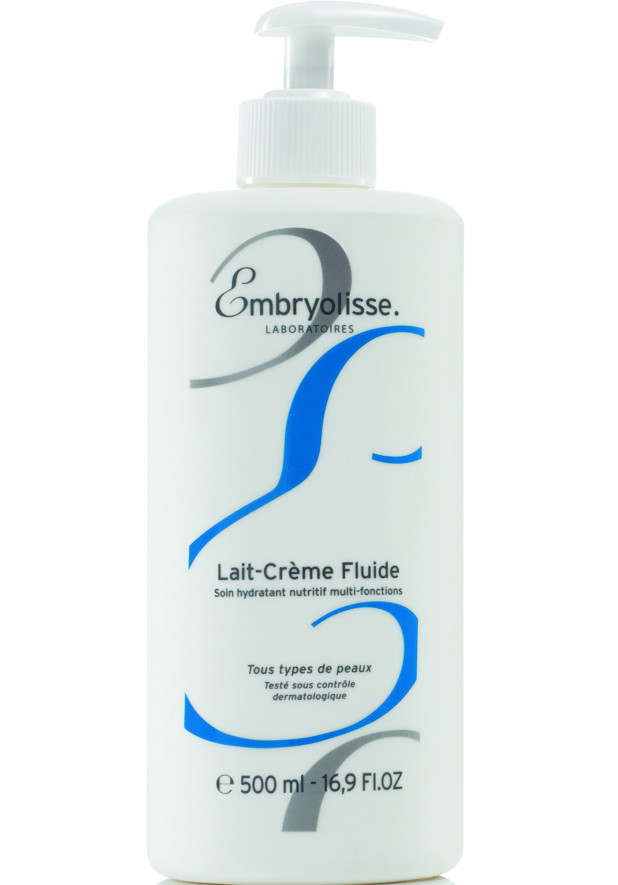 Embryolisse Lait-Creme Fluid Πολυχρηστικό Ενυδατικό Προϊόν Θρέψης για Όλους τους Τύπους 500ml