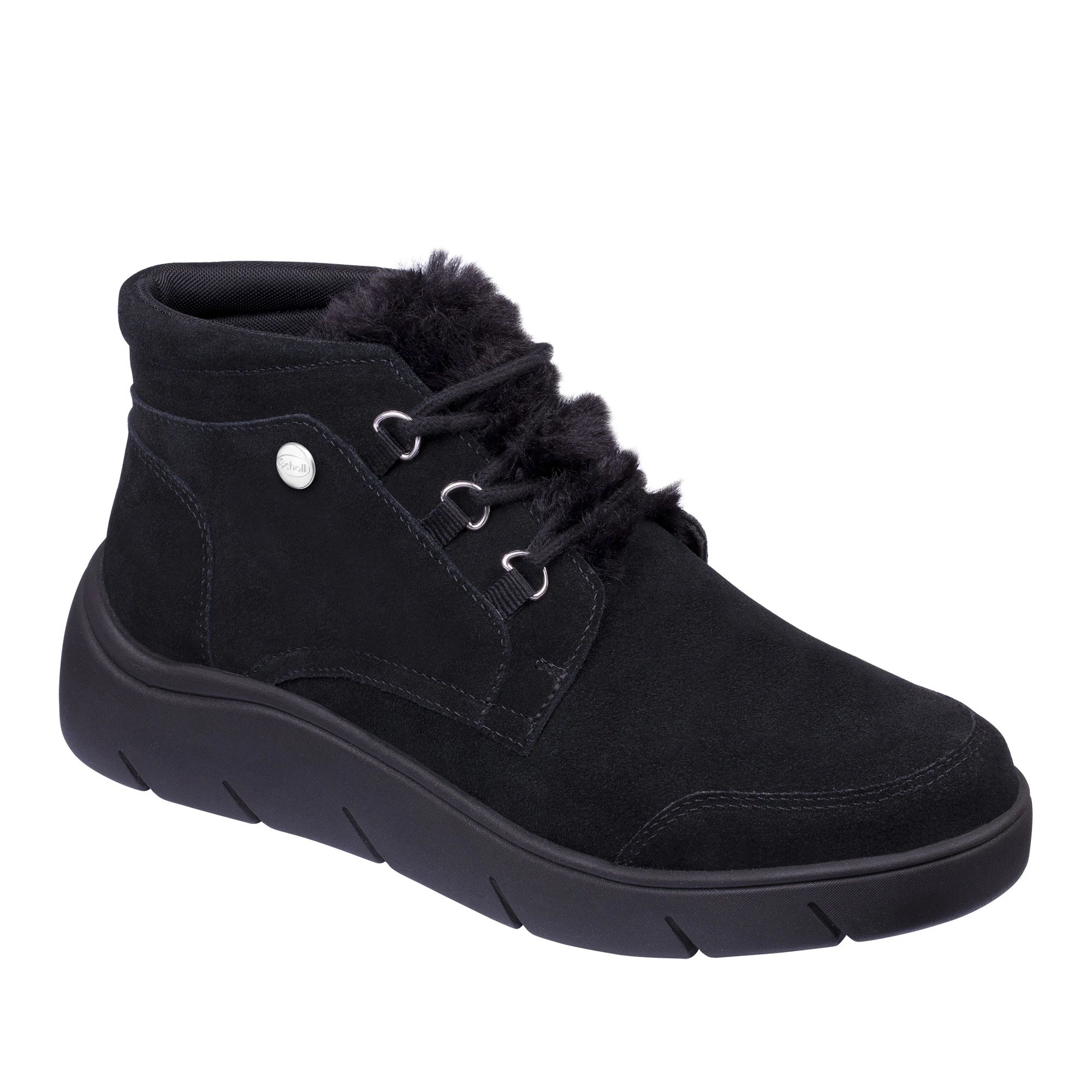Scholl Shoes La Thuile Black Μαύρο Γυναικεία Ανατομικά Παπούτσια Χαρίζουν Σωστή Στάση & Φυσικό Χωρίς Πόνο Βάδισμα 1 Ζευγάρι – 37