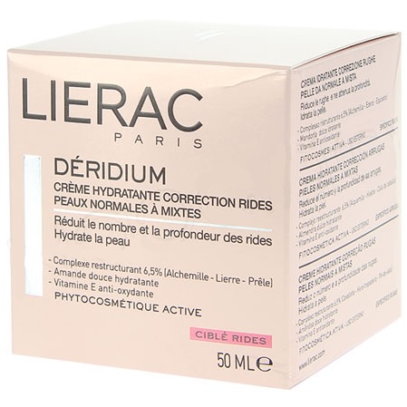 Deridium Κανονικές-Μικτές Επιδερμίδες 50ml – Lierac,Αντιρυτιδική & Ενυδατική Κρέμα Προσώπου για Κανονικές & Μικτές Επιδερμίδες
