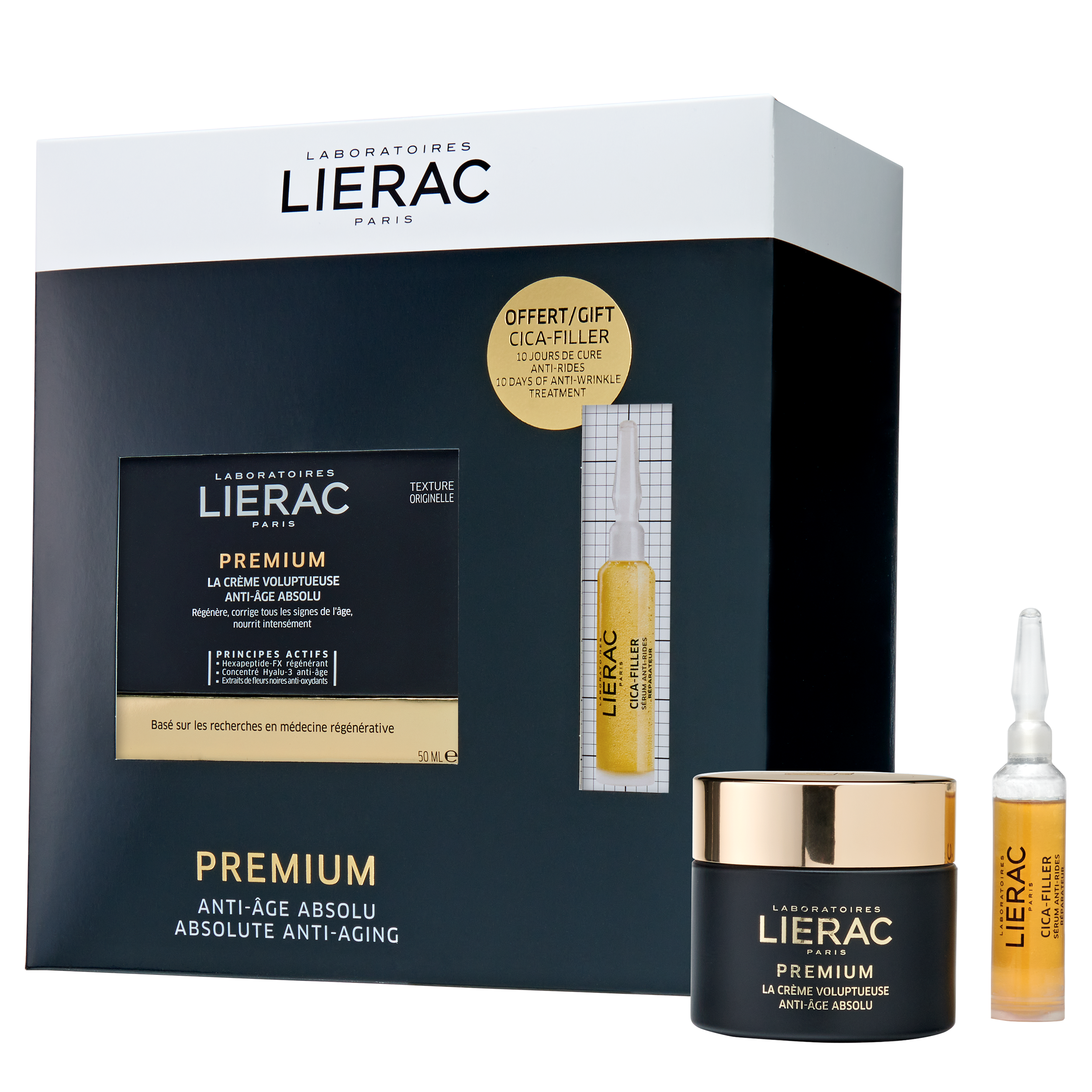 Lierac Promo Premium Creme Voluptueuse Anti-Aging 50ml & Δώρο Cica-Filler Serum 10ml