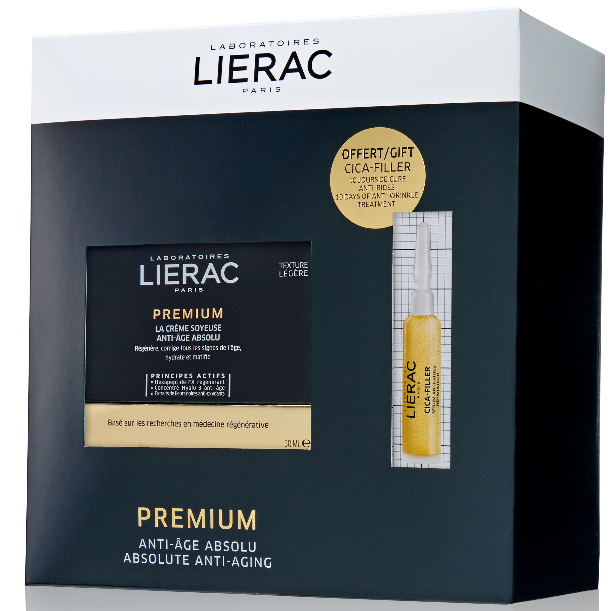 Lierac Promo Premium La Creme Soyeuse Legere 50ml & Δώρο Cica-Filler Serum 10ml