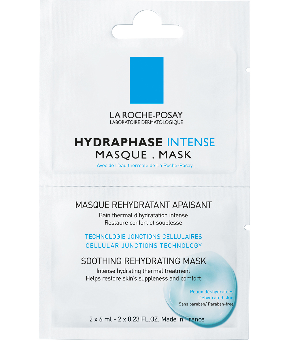 La Roche-Posay Hydraphase Intense Masque Καταπραϋντική Μάσκα Ενυδάτωσης 2 Μονοδόσεις x 6 ml