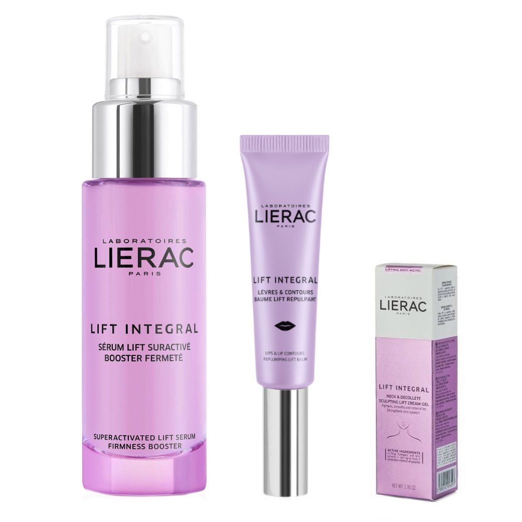 Lierac Lift Integral Πακέτο Προσφοράς Serum 30ml & Lip Contours Balm 15ml & Δώρο Neck, Decollete Sculpting Cream Gel 10ml