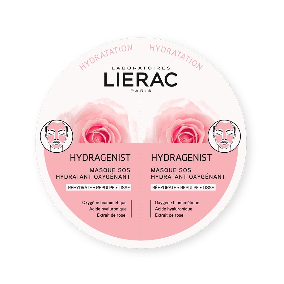 Lierac Duo Masks Hydragenist Masque SOS Hydratant Oxygenant 2x6ml