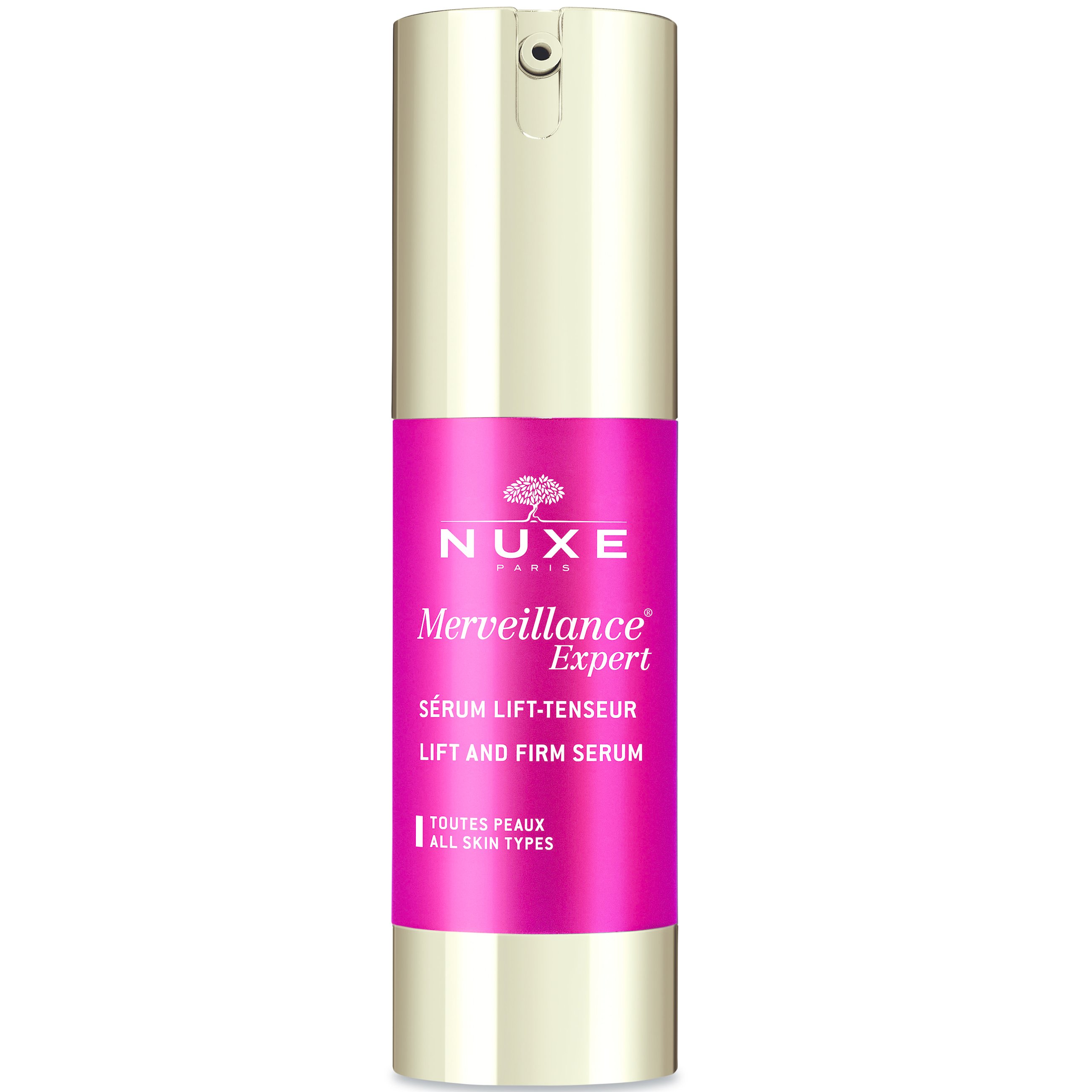 Merveillance Expert Serum Lift-Tenseur 30ml – NUXE,Ορός Κατά των Ορατών Ρυτίδων Έκφρασης για το Πρόσωπο & το Περίγραμμα των Ματι