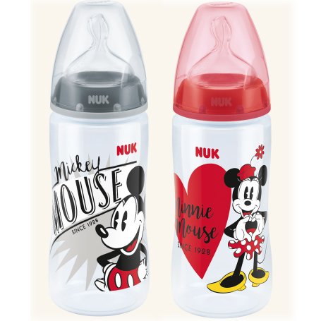 NUK First Choice Disney Mickey Μπιμπερό Πολυπροπυλενίου (PP) 300ml – ροζ