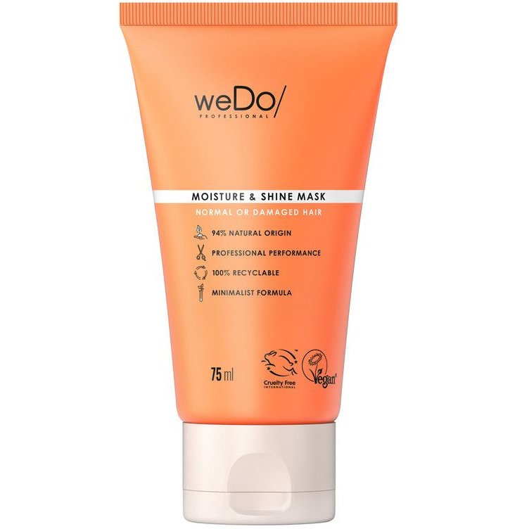 weDo Moisture & Shine Mask for Normal or Damaged Hair Μάσκα Θρέψης για Κανονικά & Ταλαιπωρημένα Μαλλιά 75ml