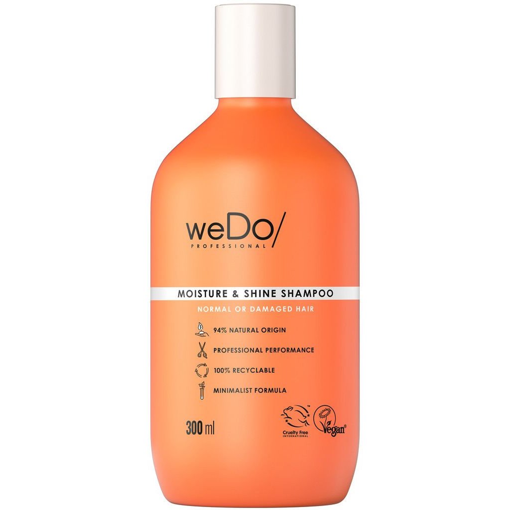 weDo Moisture & Shine Shampoo for Normal or Damaged Hair Σαμπουάν Θρέψης για Κανονικά & Ταλαιπωρημένα Μαλλιά 300ml