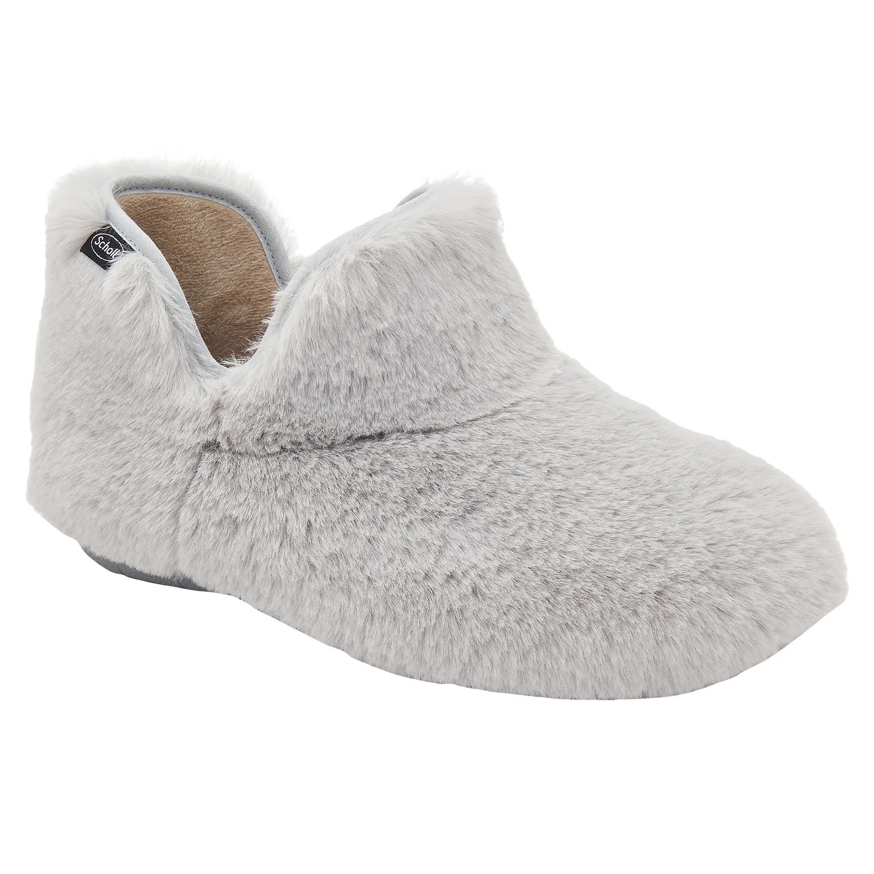 Scholl Shoes Molly Bootie L.Grey F303521070 Γυναικείες Χειμωνιάτικες Παντόφλες σε Γκρι Χρώμα 1 Ζευγάρι – 39