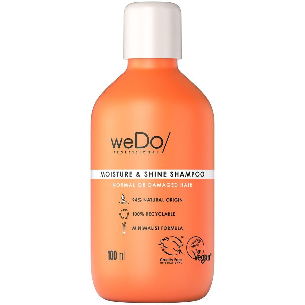 weDo Moisture & Shine Shampoo for Normal or Damaged Hair Σαμπουάν Θρέψης για Κανονικά & Ταλαιπωρημένα Μαλλιά 100ml