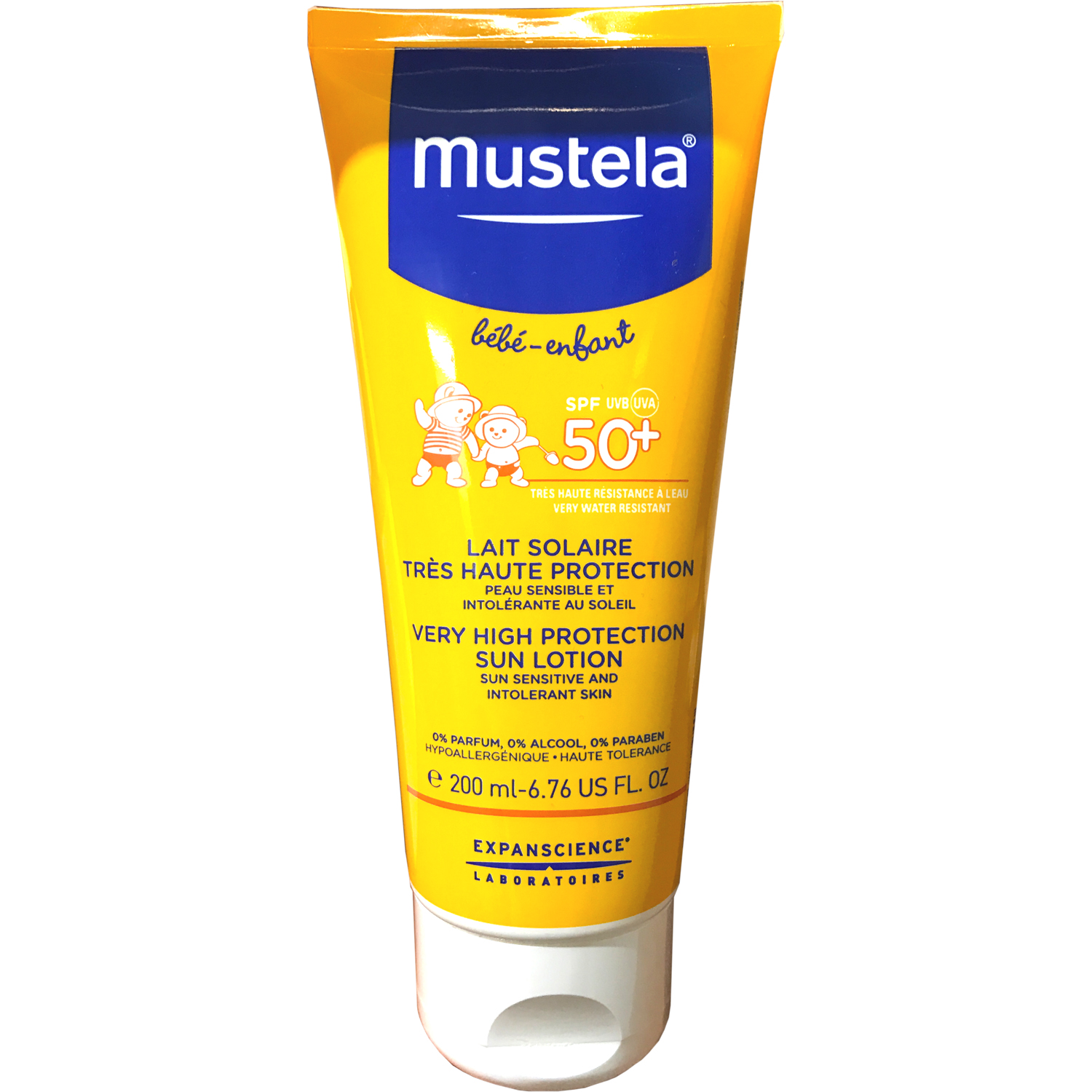Mustela Very High Protection Sun Lotion Spf50+ Βρεφικό Αντηλιακό Γαλάκτωμα Προσώπου Σώματος 200ml