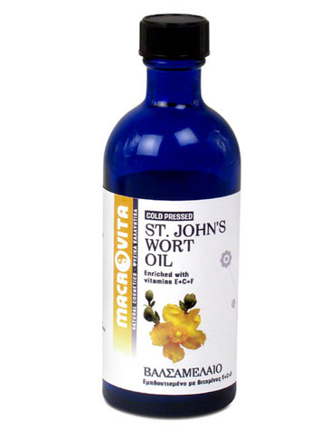 Macrovita Macrovita St.John's Wort Oil with Vitamins E + C + F Βαλσαμέλαιο με Αντιαλλεργικές, Μυοχαλαρωτικές & Επουλωτικές Ιδιότητες 100ml