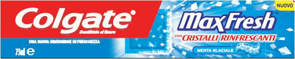 Colgate Μax Fresh Cool Mint Οδοντόκρεμα Με Κρυστάλλους Δροσιάς Για Αίσθηση Φρεσκάδας 75ml
