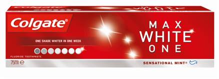 Colgate Max White One Ένας Τόνος Πιο Λευκά Δόντια Σε Μία Μόνο Εβδομάδα 75ml