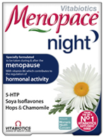 Vitabiotics Menopace Night Μοναδικός Συνδυασμός Συστατικών για την Εμμηνόπαυση 30tabs