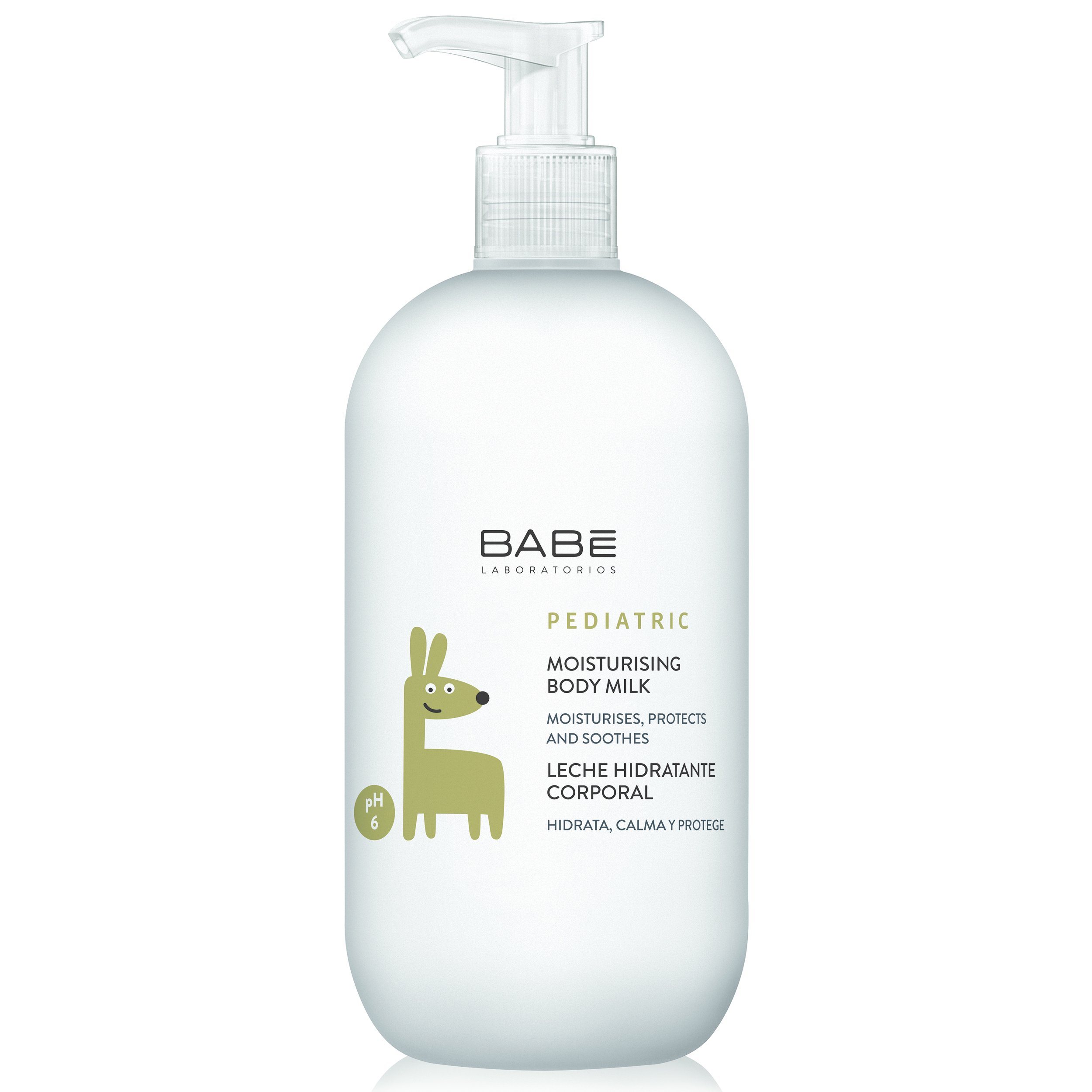 Babe Pediatric Moisturising Body Milk Ενυδατικό Γαλάκτωμα Σώματος για την Ευαίσθητη Βρεφική – Παιδική Επιδερμίδα 500ml
