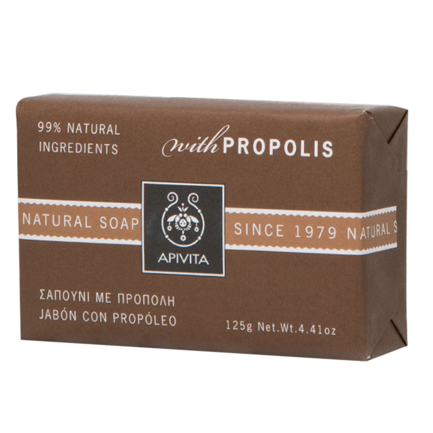 Apivita Natural Soap Σαπούνι Με Πρόπολη 125g