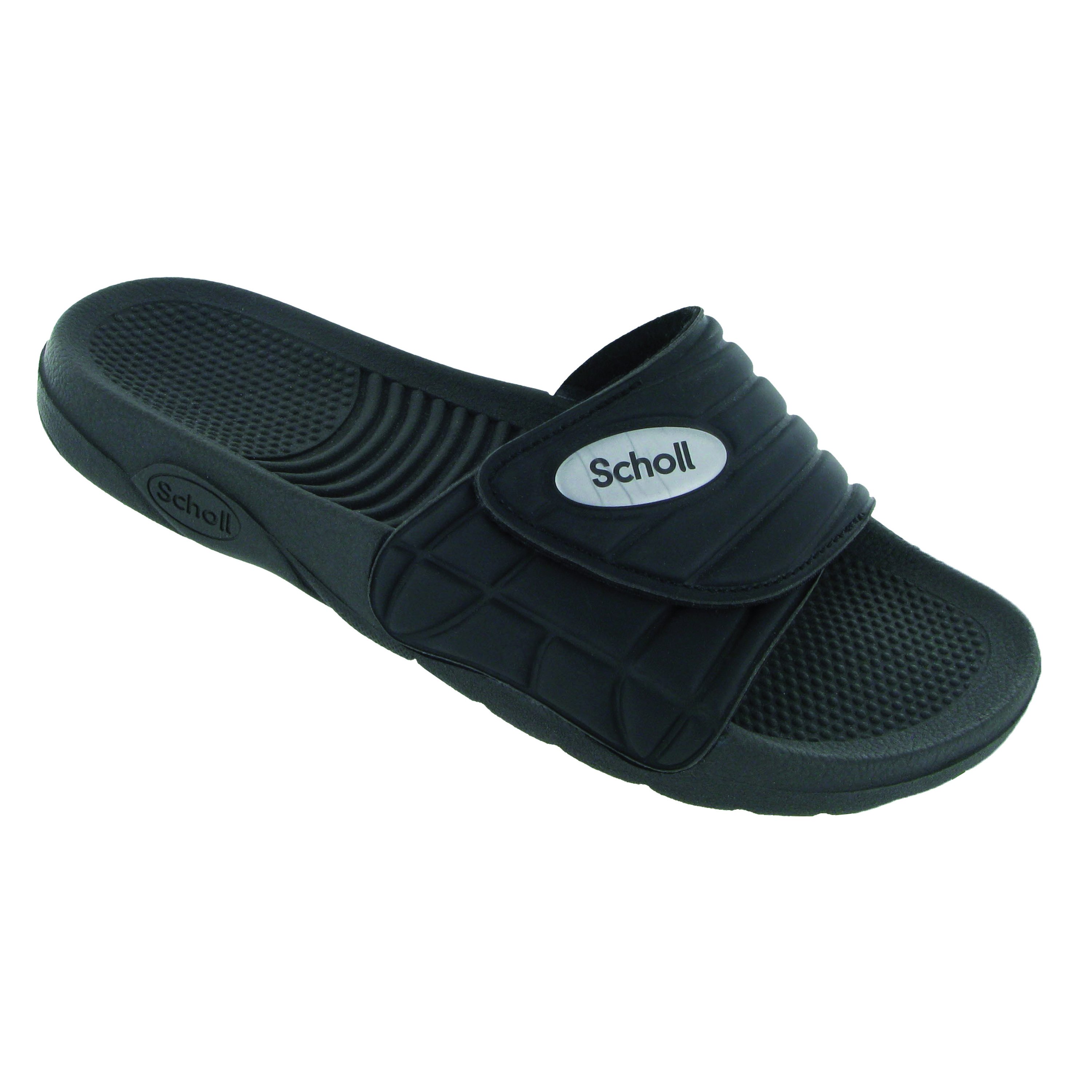 Scholl Shoes Nautilus Black Μαύρο Ανδρικές Σαγιονάρες Χαρίζουν Σωστή Στάση & Φυσικό Χωρίς Πόνο Βάδισμα 1 Ζευγάρι – 43