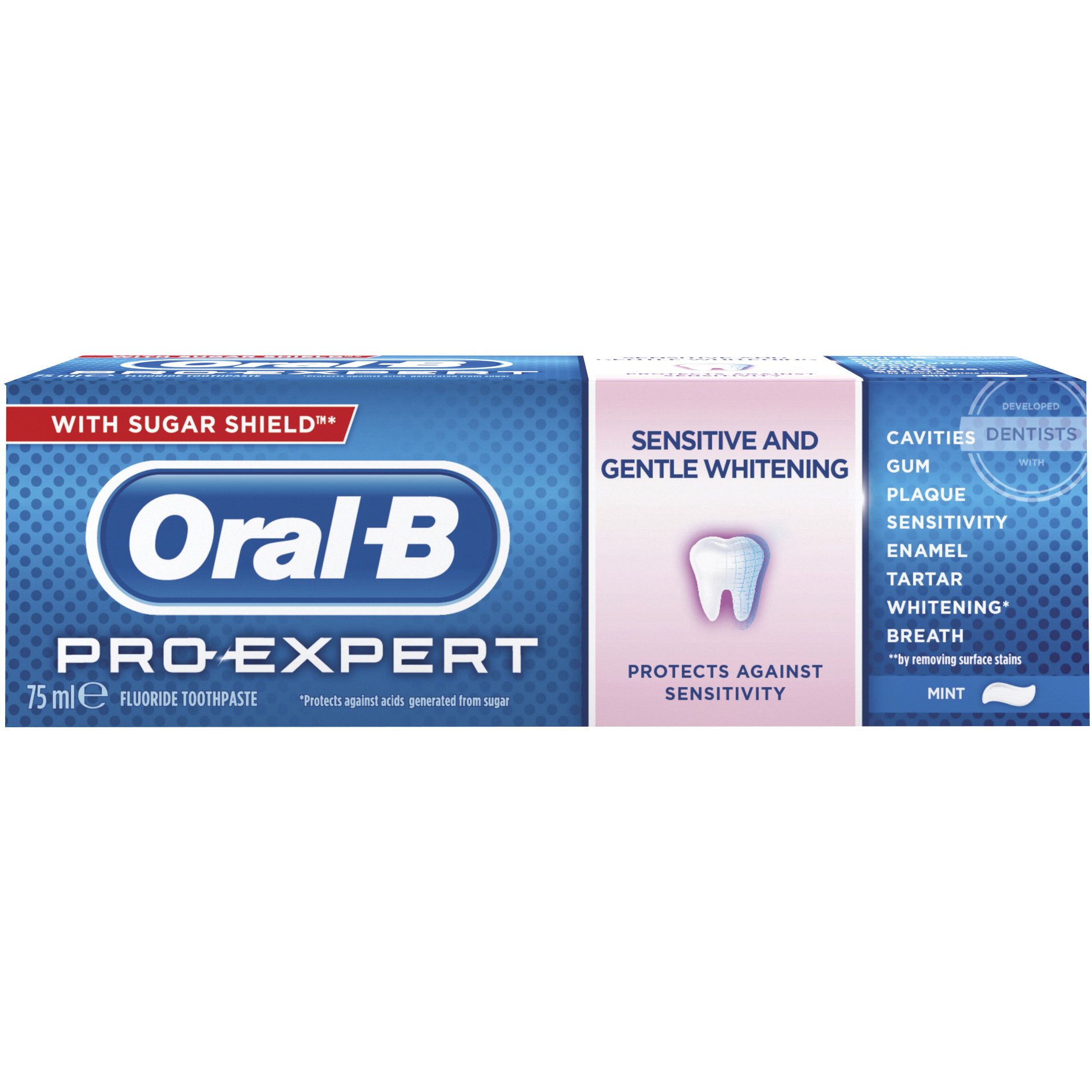 Oral B Pro Expert Sensitive & Whitening Οδοντόκρεμα για Ευαίσθητα Δόντια & Απαλή Λεύκανση 75ml