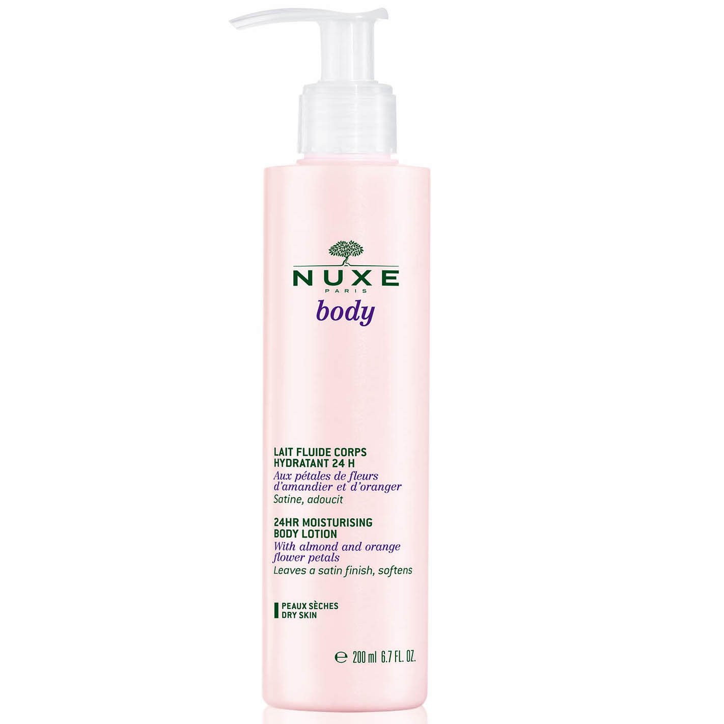 Nuxe Lait Fluide Corps Hydratant – Γαλάκτωμα Σώματος 24ωρης Ενυδάτωσης 200ml
