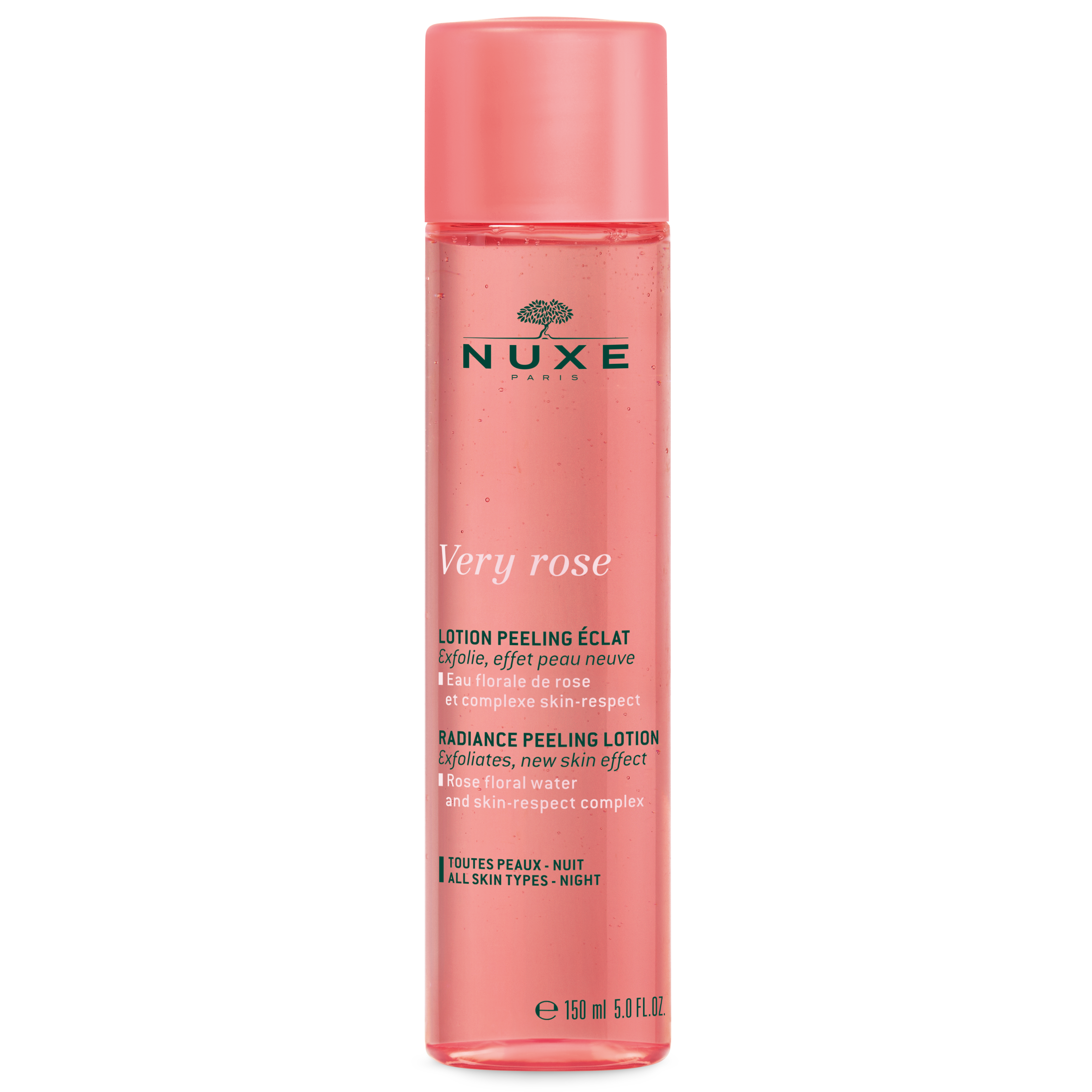 Nuxe Very Rose Lotion Peeling Eclat Λοσιόν Απολέπισης για Λάμψη με Ροδόνερο 150ml