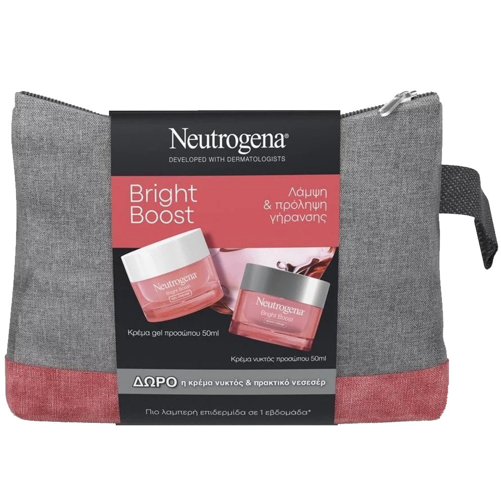Neutrogena Πακέτο Προσφοράς Bright Boost Gel Cream 50ml & Δώρο Bright Boost Nihgt Cream 50ml & Νεσεσέρ
