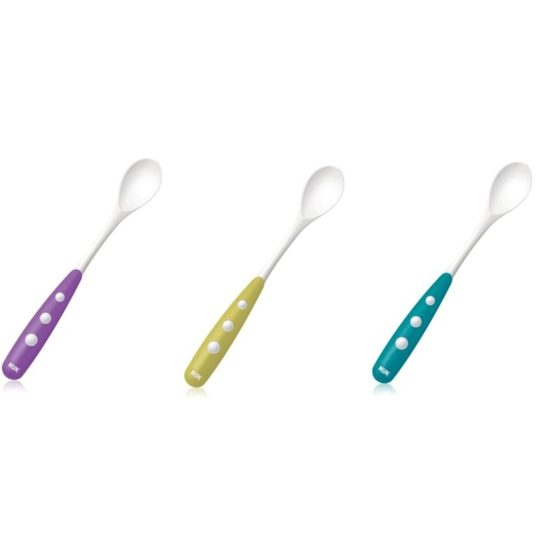 NUK Easy Learning Κουτάλι Φαγητού 6+ 2τμχ – μπλέ