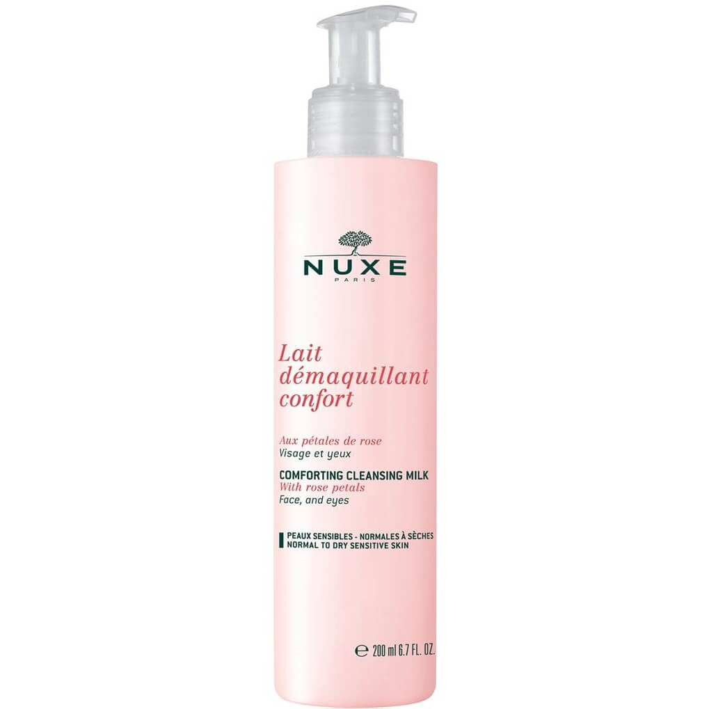 Nuxe Lait Demaquillante With Rose Petals, Γαλάκτωμα Καθαρισμού με Ροδοπέταλα 200ml