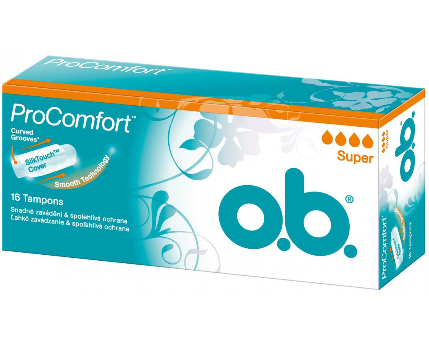 O.b. ProComfort Super Ταμπόν για Ημέρες με Μέτρια Έως Μεγάλη Ροή 16 Τεμάχια